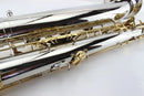Saxofone Barítono Margewate Mi Bemol Latão Nicke Silver Chave Dourada Sax Barítono Novo Instrumento Musical com Estojo para Boquilha