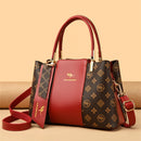 Bolsa Luxuosa em Couro Macio com Estampa Fashion – Grande Capacidade para Mulheres Sofisticadas | Use no Ombro ou Transversal – Edição Exclusiva Designer