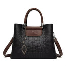 Bolsa Luxuosa em Couro Macio com Estampa Fashion – Grande Capacidade para Mulheres Sofisticadas | Use no Ombro ou Transversal – Edição Exclusiva Designer