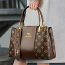 Bolsa Luxuosa em Couro Macio com Estampa Fashion – Grande Capacidade para Mulheres Sofisticadas | Use no Ombro ou Transversal – Edição Exclusiva Designer