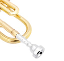 Trompete Bb SLADE — Instrumento de Metal -acompanha estojo e bocal modelo 7C.