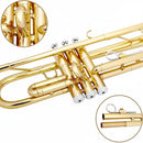 Trompete Bb SLADE — Instrumento de Metal -acompanha estojo e bocal modelo 7C.