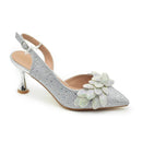 Conjunto Italiano Luxo: Scarpin Bico Fino em Couro com Strass + Clutch Exclusiva – Arrase no Casamento e na Festa