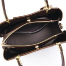Bolsa Luxuosa em Couro Macio com Estampa Fashion – Grande Capacidade para Mulheres Sofisticadas | Use no Ombro ou Transversal – Edição Exclusiva Designer