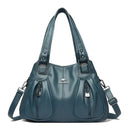 Bolsa Luxuosa em Couro Macio com Estampa Fashion – Grande Capacidade para Mulheres Sofisticadas | Use no Ombro ou Transversal – Edição Exclusiva Designer