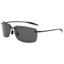 Óculos de Sol TR90 Sem Aro Ultraleves Unissex – Fashion Outdoor para Direção, Pesca, Corrida e Trilhas