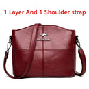 Bolsa Luxuosa em Couro Macio com Estampa Fashion – Grande Capacidade para Mulheres Sofisticadas | Use no Ombro ou Transversal – Edição Exclusiva Designer