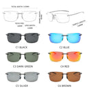 Óculos de Sol TR90 Sem Aro Ultraleves Unissex – Fashion Outdoor para Direção, Pesca, Corrida e Trilhas