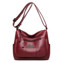 Bolsa Luxuosa em Couro Macio com Estampa Fashion – Grande Capacidade para Mulheres Sofisticadas | Use no Ombro ou Transversal – Edição Exclusiva Designer