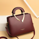 Bolsa Tote Casual em Couro Autêntico Vanderwah – Luxo, Designer Feminina com Alça de Ombro e Transversal