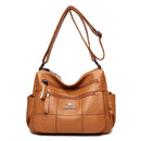 Bolsa Luxuosa em Couro Macio com Estampa Fashion – Grande Capacidade para Mulheres Sofisticadas | Use no Ombro ou Transversal – Edição Exclusiva Designer