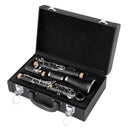 Black Clarinet Case Leather Clarinet box Professional Storage Bag for Clarinet Hand-carried Strong  bag Parts