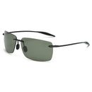 Óculos de Sol TR90 Sem Aro Ultraleves Unissex – Fashion Outdoor para Direção, Pesca, Corrida e Trilhas