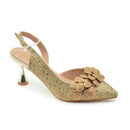 Conjunto Italiano Luxo: Scarpin Bico Fino em Couro com Strass + Clutch Exclusiva – Arrase no Casamento e na Festa