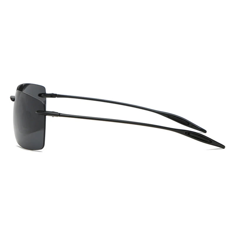Óculos de Sol TR90 Sem Aro Ultraleves Unissex – Fashion Outdoor para Direção, Pesca, Corrida e Trilhas