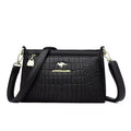 Bolsa Luxuosa em Couro Macio com Estampa Fashion – Grande Capacidade para Mulheres Sofisticadas | Use no Ombro ou Transversal – Edição Exclusiva Designer