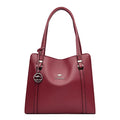 Bolsa Luxuosa em Couro Macio com Estampa Fashion – Grande Capacidade para Mulheres Sofisticadas | Use no Ombro ou Transversal – Edição Exclusiva Designer