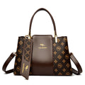 Bolsa Luxuosa em Couro Macio com Estampa Fashion – Grande Capacidade para Mulheres Sofisticadas | Use no Ombro ou Transversal – Edição Exclusiva Designer