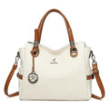 Bolsa Luxuosa em Couro Macio com Estampa Fashion – Grande Capacidade para Mulheres Sofisticadas | Use no Ombro ou Transversal – Edição Exclusiva Designer