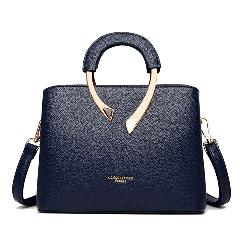 Bolsa Tote Casual em Couro Autêntico Vanderwah – Luxo, Designer Feminina com Alça de Ombro e Transversal