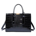 Bolsa Luxuosa em Couro Macio com Estampa Fashion – Grande Capacidade para Mulheres Sofisticadas | Use no Ombro ou Transversal – Edição Exclusiva Designer