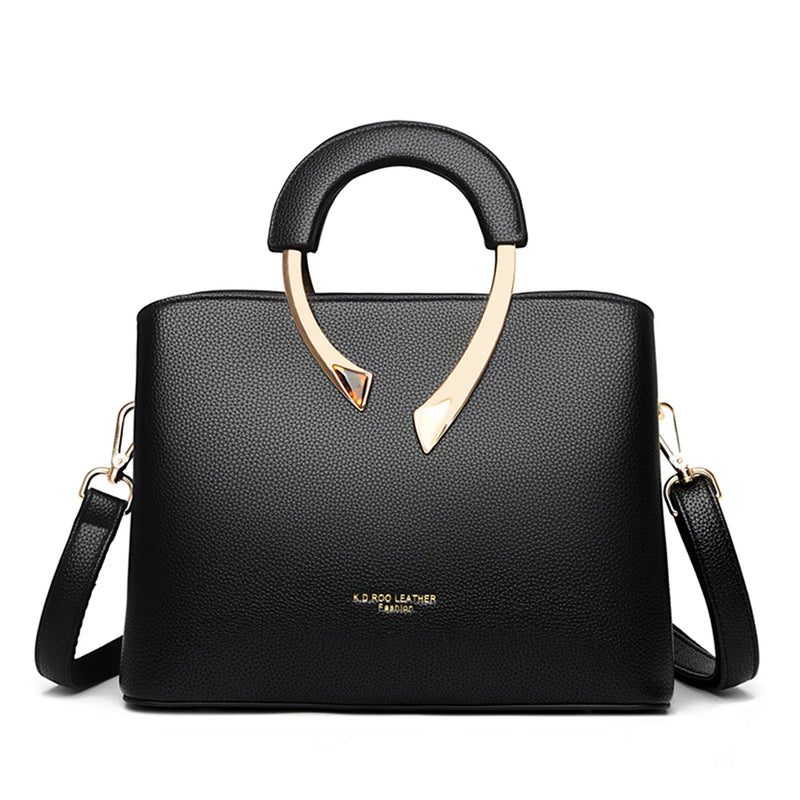 Bolsa Tote Casual em Couro Autêntico Vanderwah – Luxo, Designer Feminina com Alça de Ombro e Transversal