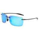 Óculos de Sol TR90 Sem Aro Ultraleves Unissex – Fashion Outdoor para Direção, Pesca, Corrida e Trilhas