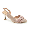 Conjunto Italiano Luxo: Scarpin Bico Fino em Couro com Strass + Clutch Exclusiva – Arrase no Casamento e na Festa