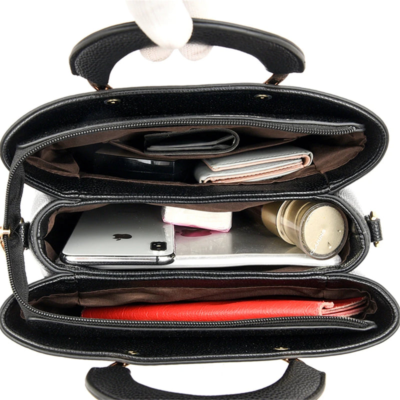 Bolsa Tote Casual em Couro Autêntico Vanderwah – Luxo, Designer Feminina com Alça de Ombro e Transversal