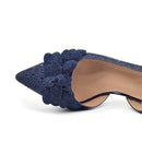 Conjunto Italiano Luxo: Scarpin Bico Fino em Couro com Strass + Clutch Exclusiva – Arrase no Casamento e na Festa