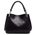 Bolsa Luxuosa em Couro Macio com Estampa Fashion – Grande Capacidade para Mulheres Sofisticadas | Use no Ombro ou Transversal – Edição Exclusiva Designer