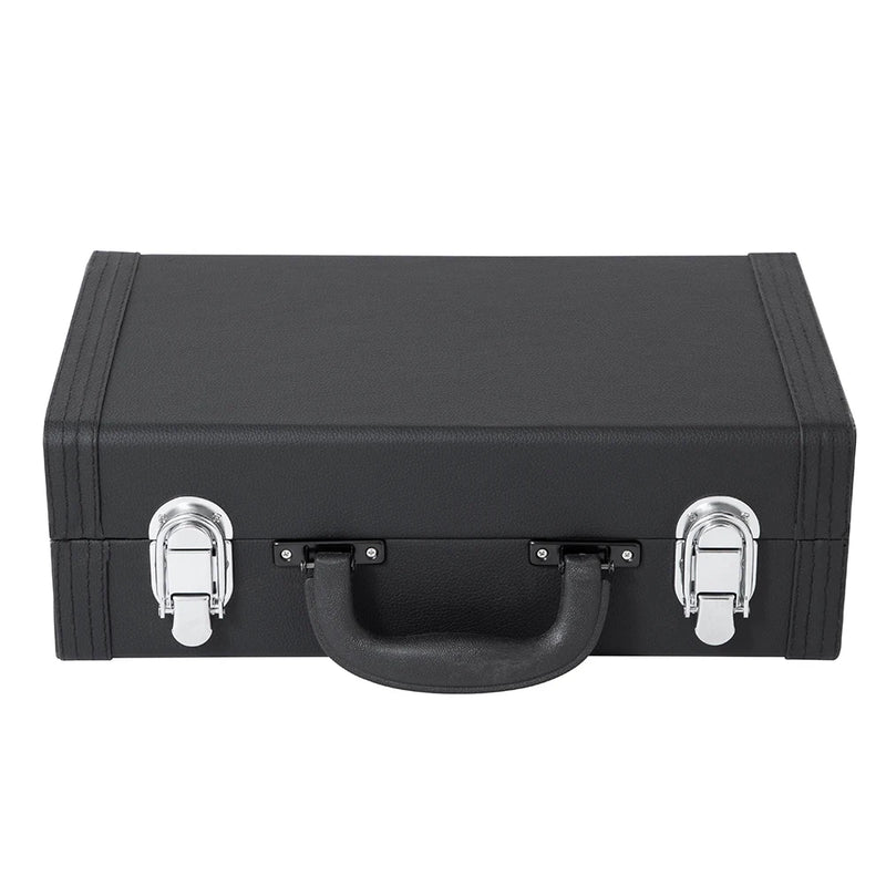 Black Clarinet Case Leather Clarinet box Professional Storage Bag for Clarinet Hand-carried Strong  bag Parts