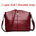 Bolsa Luxuosa em Couro Macio com Estampa Fashion – Grande Capacidade para Mulheres Sofisticadas | Use no Ombro ou Transversal – Edição Exclusiva Designer