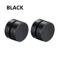 Brincos Magnéticos de 6MM com Cristal de Zircônia para Homens – Aço Inox Punk Sem Dor e Sem Furo