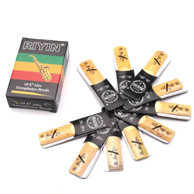 Conjunto de 10 Palhetas para Saxofone Alto Eb