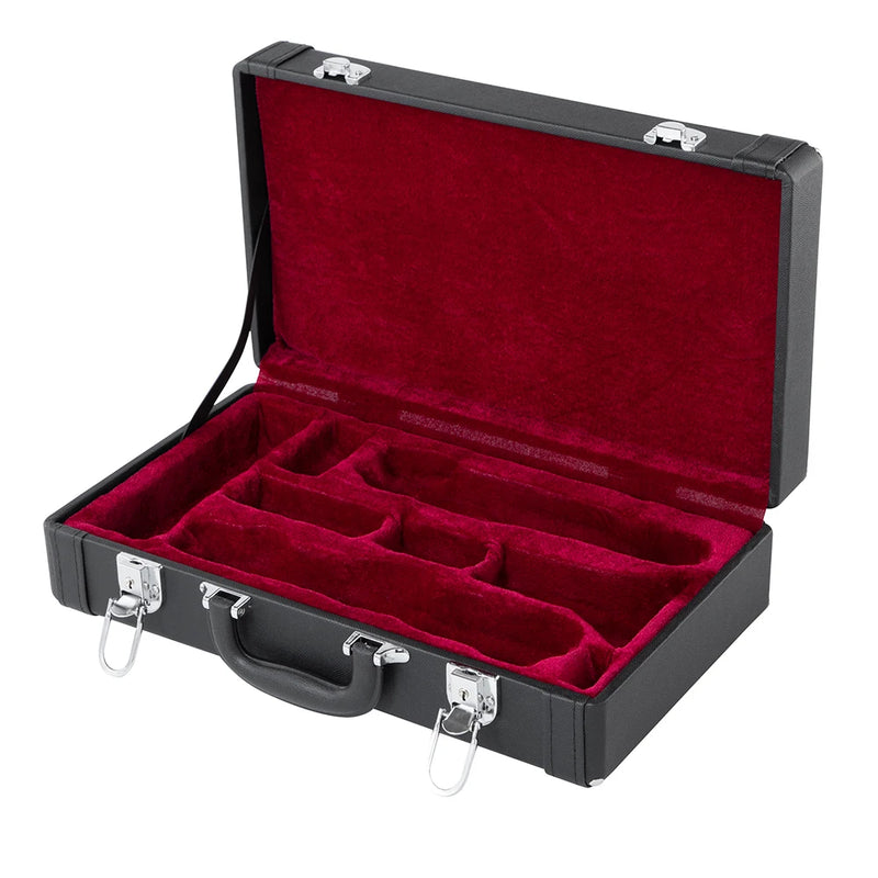 Black Clarinet Case Leather Clarinet box Professional Storage Bag for Clarinet Hand-carried Strong  bag Parts